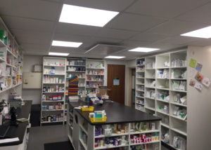 A clean, bright, replacement LED lighting installation for IG Todd chemists in Burnley, Lancashire.