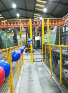 Clean, bright LED lighting installation offers a better working environment for CT Glass, Bradford.