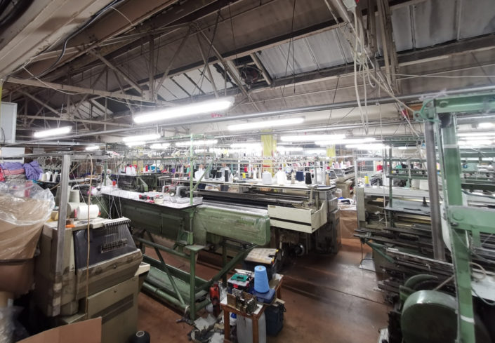 Replacement LED tube lighting helps improve productivity for ABY Knitwear factory, Manchester.