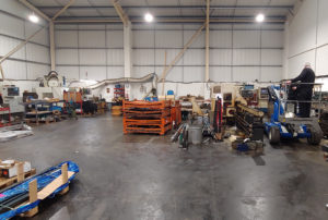 Productivity improved by LED lighting for West Lancs Precision, engineers in Skelmersdale, Lancashire.