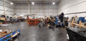 Productivity improved by LED lighting for West Lancs Precision, engineers in Skelmersdale, Lancashire.