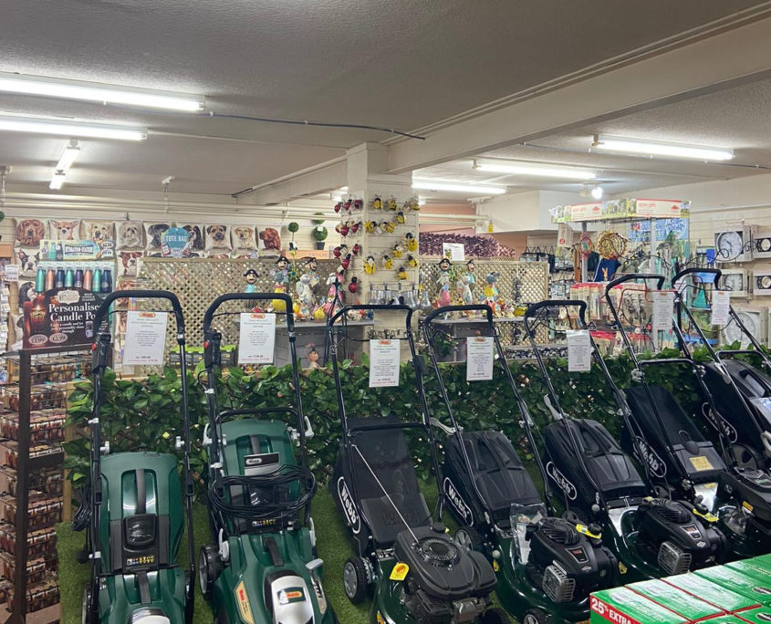 Replacement retail shop LED lighting installation for Heathhall Garden Centre, Dumfries, Scotland.