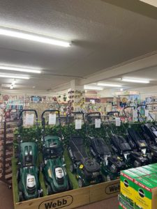 Replacement retail shop LED lighting installation for Heathhall Garden Centre, Dumfries, Scotland.