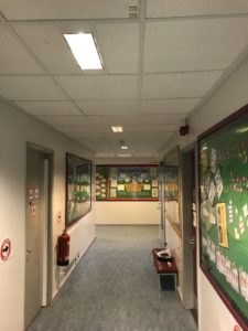 Dene House Primary School Corridor - Before Installation