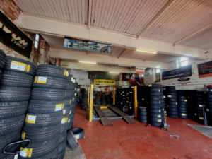 LED LIghting Installation (Before) - Duddon Tyres, Barrow-in-Furness
