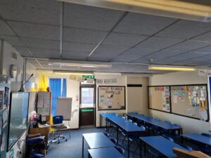 Eppleton Academy Primary School - Before Fluorescent Lighting