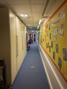Moordown St Johns Primary School, Bournemouth, Dorset - Corridor Before