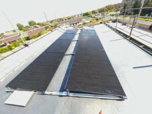Deomestic solar panel installation for a property in St Annes-on-Sea on the Fylde Coast.