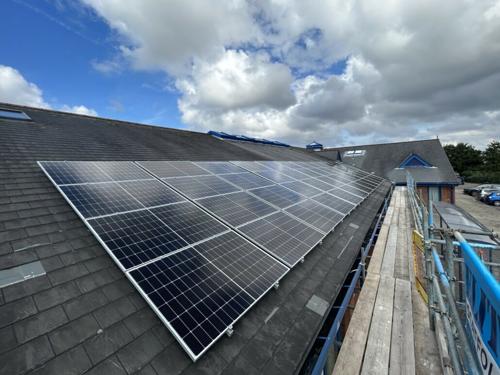 Solar PV installation for Mossgate Primary School in Heysham, Lancashire