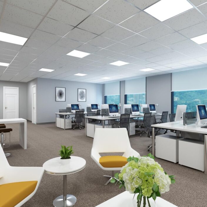 LED lighting in Office