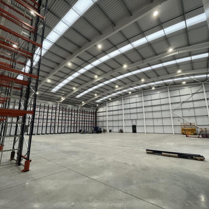 Bright, crisp, clean LED lighting installation provides ideal working environment for complex maintenance work