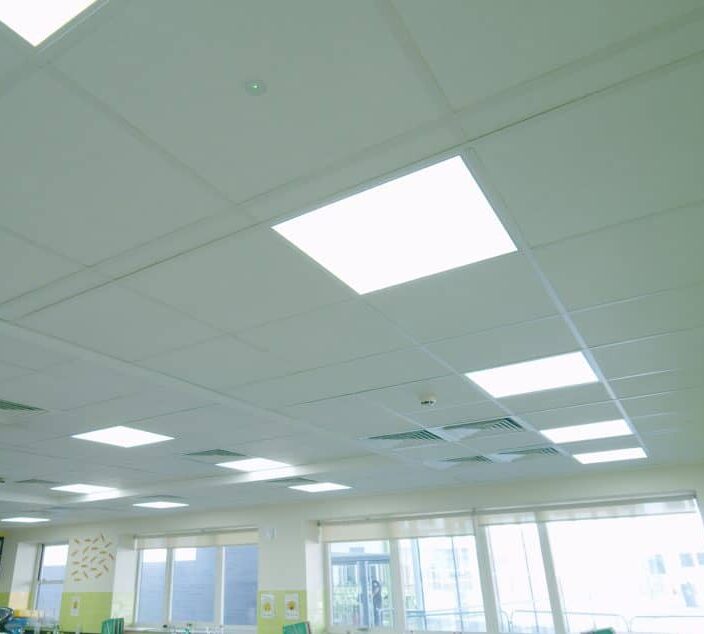 crisp bright led lighting improves learning conditions manchester school